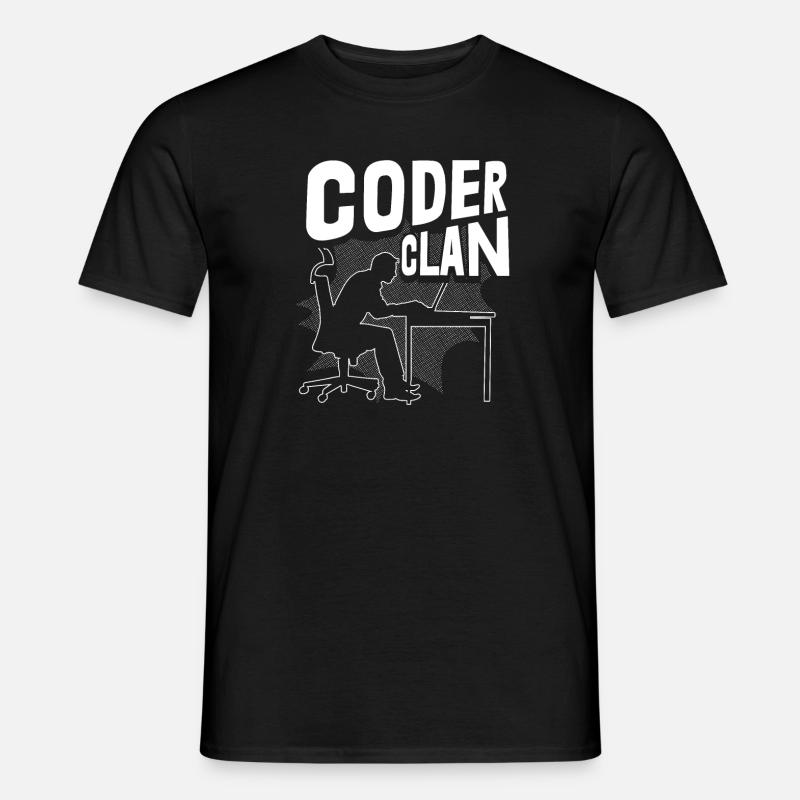 Programmierer Coder Software Entwickler - Männer T-Shirt - Schwarz