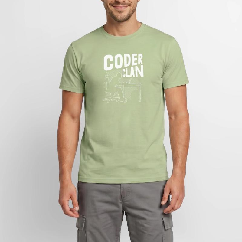 Programmierer Coder Software Entwickler Männer T-Shirt