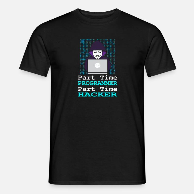 Programmeur Coder Développeur de logiciels - T-shirt homme - noir