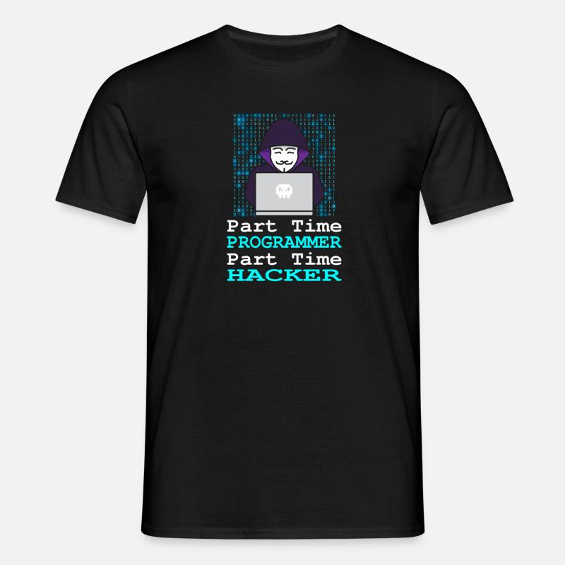Programmierer Coder Software Entwickler - Männer T-Shirt - Schwarz