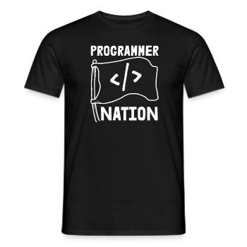 Programmierer Coder Software Entwickler - Männer T-Shirt - Schwarz - Vorne - AI Model Male 178 light (178cm)