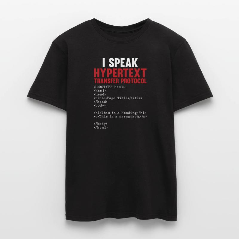 Programmeur Coder Développeur de logiciels T-shirt homme