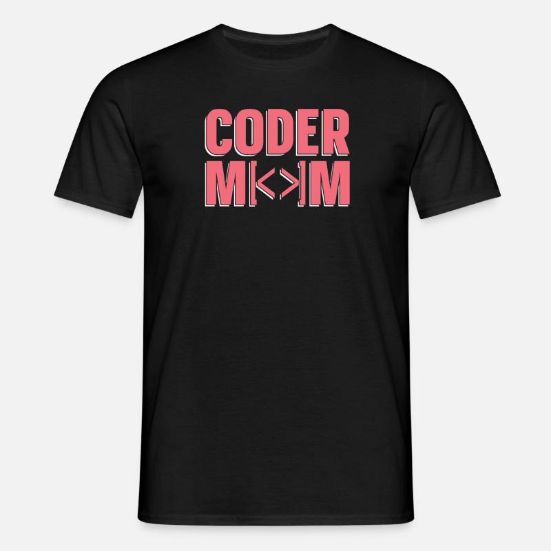 Programmierer Coder Software Entwickler - Männer T-Shirt - Schwarz