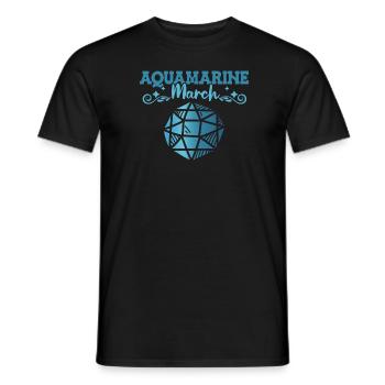 Pierres précieuses - T-shirt homme - noir - Devant - AI Model Male 178 light (178cm)