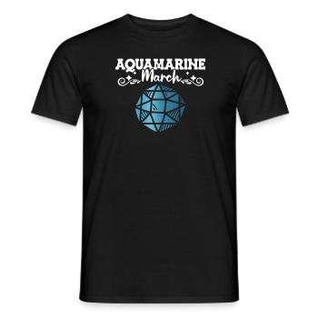 Pierres précieuses - T-shirt homme - noir - Devant - AI Model Male 178 light (178cm)