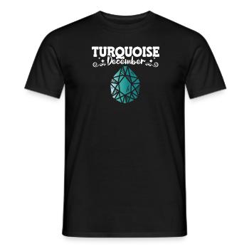 Pierres précieuses - T-shirt homme - noir - Devant - AI Model Male 178 light (178cm)