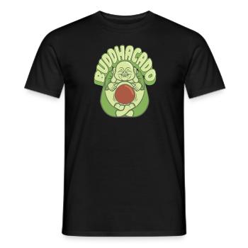 Buddha Buddhist Buddhismus - Männer T-Shirt - Schwarz - Vorne - AI Model Male 178 light (178cm)