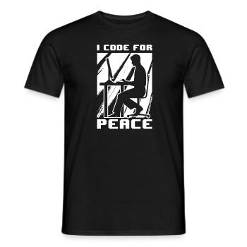 Programmierer Coder Software Entwickler - Männer T-Shirt - Schwarz - Vorne - AI Model Male 178 light (178cm)