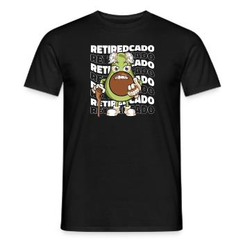 Rente Ruhestand - Männer T-Shirt - Schwarz - Vorne - AI Model Male 178 light (178cm)