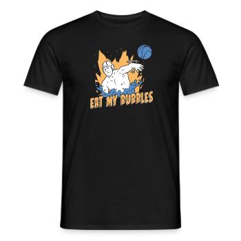 Waterpolo - T-shirt homme - noir - Devant - AI Model Male 178 light (178cm)