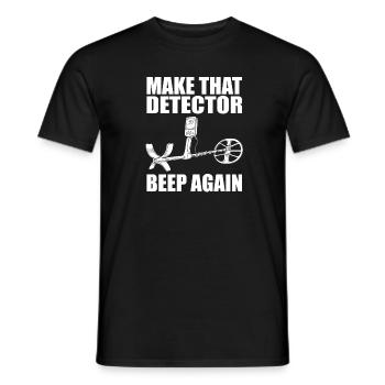 Prospecteur - T-shirt homme - noir - Devant - AI Model Male 178 light (178cm)
