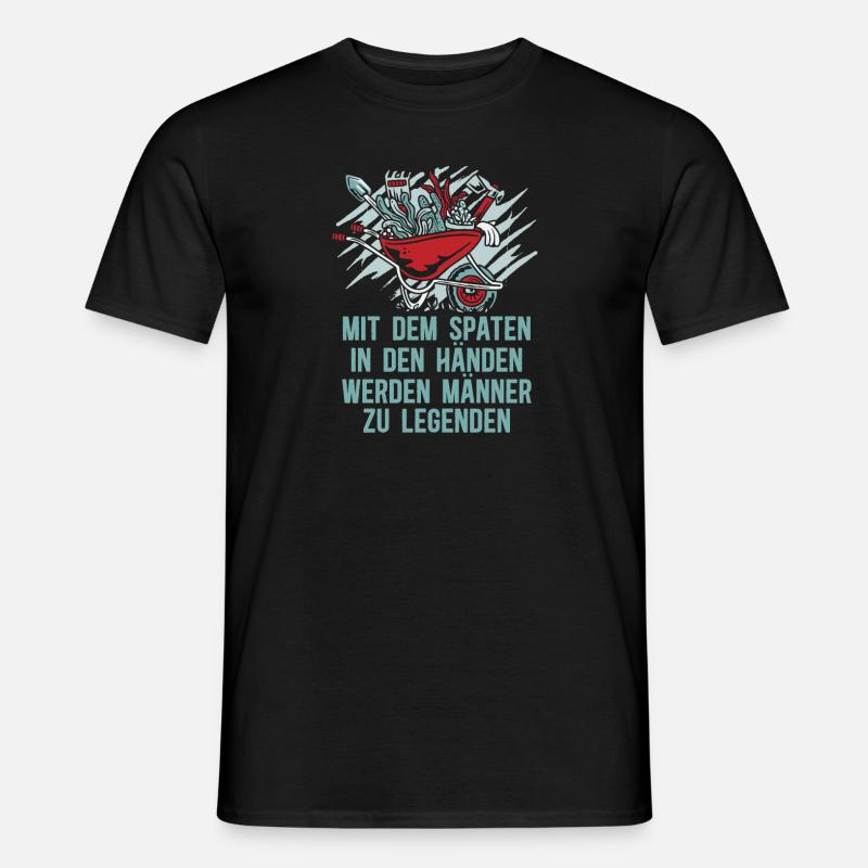 Garten Hobbygärtner Pflanzen Blumen Gärtner - Männer T-Shirt - Schwarz
