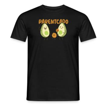 Eltern Ellis Mama Papa - Männer T-Shirt - Schwarz - Vorne - AI Model Male 178 light (178cm)