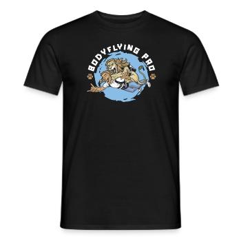 Indoor Skydiving - Men's T-Shirt - black - Front - AI Model Male 178 light (178cm)