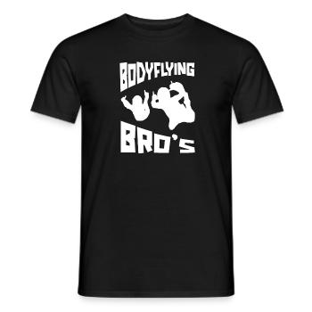 Indoor Skydiving - Men's T-Shirt - black - Front - AI Model Male 178 light (178cm)