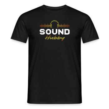 Ingénieur du son Tontechniker - T-shirt homme - noir - Devant - AI Model Male 178 light (178cm)