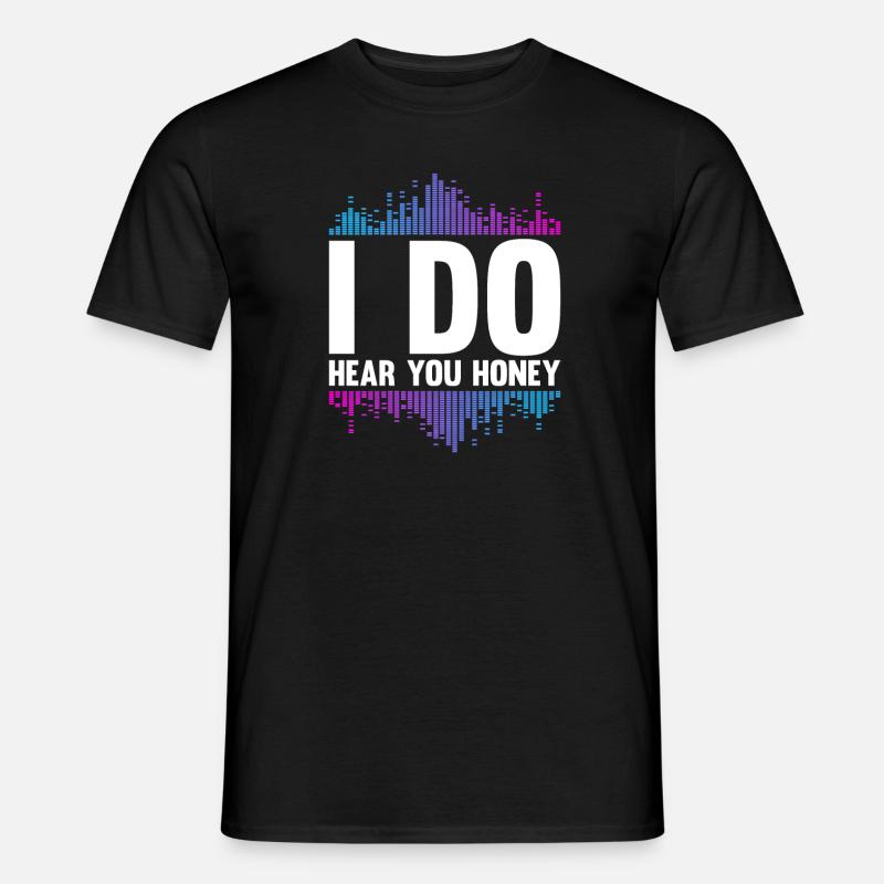 Tontechniker Sound Audio Engineer - Männer T-Shirt - Schwarz
