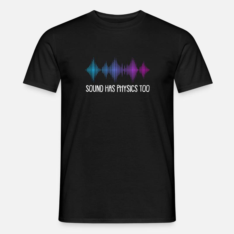 Physik Physiker - Männer T-Shirt - Schwarz
