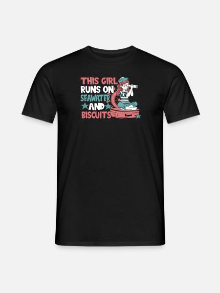 Sailing Sailboat Sailors - Men's T-Shirt - black