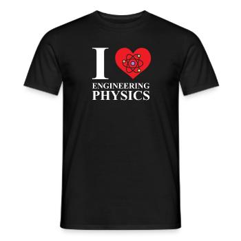 Physicien physicien - T-shirt homme - noir - Devant - AI Model Male 178 light (178cm)