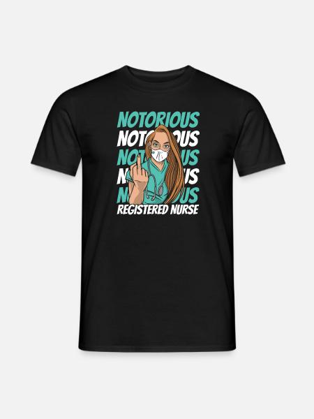 Krankenschwester - Männer T-Shirt - Schwarz