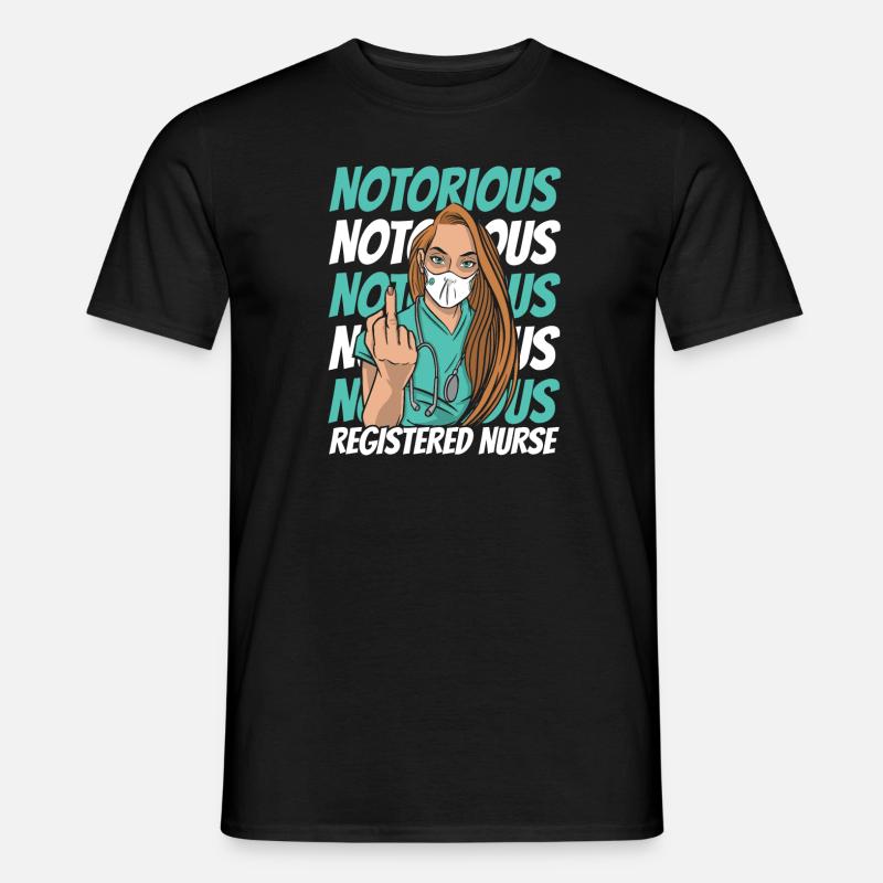 Krankenschwester - Männer T-Shirt - Schwarz