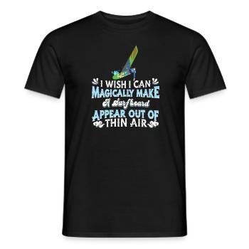 Windsurfing Windsurfen - Männer T-Shirt - Schwarz - Vorne - AI Model Male 178 light (178cm)