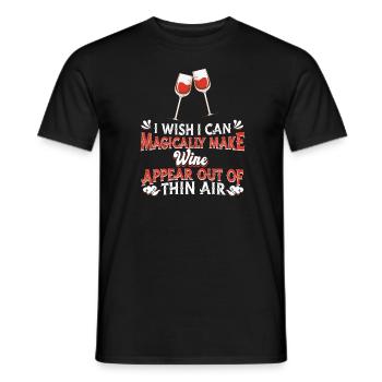 Wein Liebhaber Tasting Winzer Sommelier - Männer T-Shirt - Schwarz - Vorne - AI Model Male 178 light (178cm)