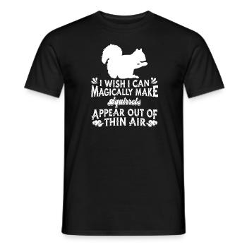 Eichhörnchen - Männer T-Shirt - Schwarz - Vorne - AI Model Male 178 light (178cm)