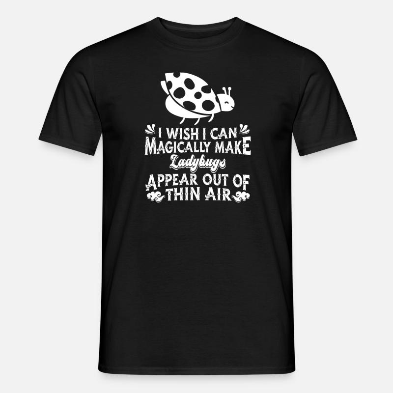 Ladybug Modschegiebchen Mariechenkäfer - T-shirt homme - noir