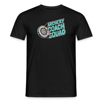Bogenschütze Bogensport Pfeil Bogen Bogenschießen - Männer T-Shirt - Schwarz - Vorne - AI Model Male 178 light (178cm)