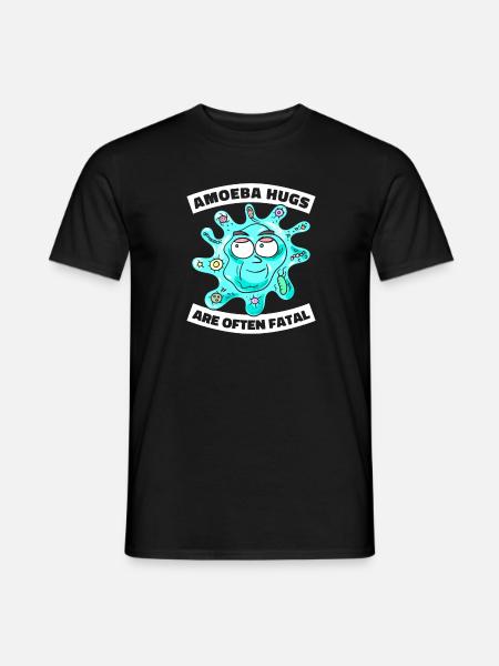 Biology Biologist Amoeba - Men's T-Shirt - black