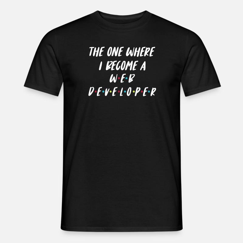 Web Entwickler Webdeveloper Web-Entwickler - Männer T-Shirt - Schwarz