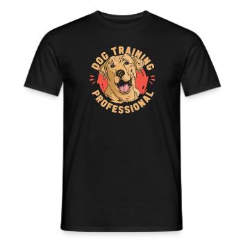 Dresseur de chiens Dresseur de chiens - T-shirt homme - noir - Devant - AI Model Male 178 light (178cm)