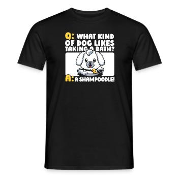 Dresseur de chiens Dresseur de chiens - T-shirt homme - noir - Devant - AI Model Male 178 light (178cm)