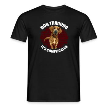 Dresseur de chiens Dresseur de chiens - T-shirt homme - noir - Devant - AI Model Male 178 light (178cm)