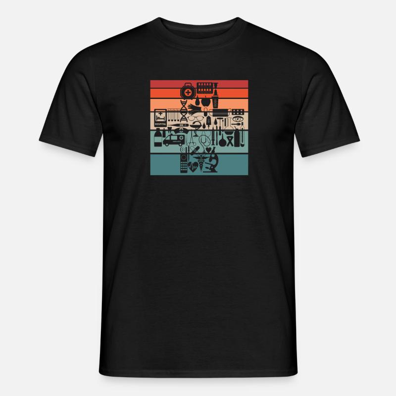 Infermiera - T-shirt uomo - nero