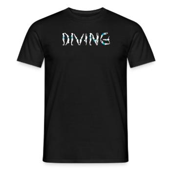 Turmspringen Turmspringer Personen - Männer T-Shirt - Schwarz - Vorne - AI Model Male 178 light (178cm)