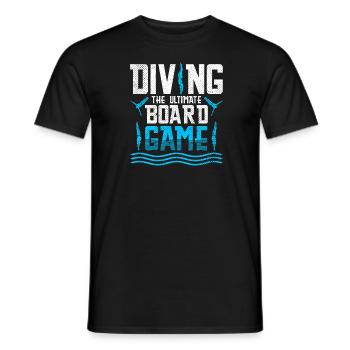 Diving Divers - Men's T-Shirt - black - Front - AI Model Male 178 light (178cm)