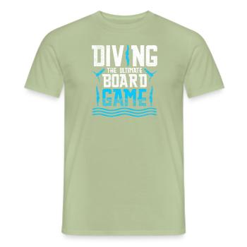 Diving Divers - Men's T-Shirt - sage - Front - AI Model Male 178 light (178cm)