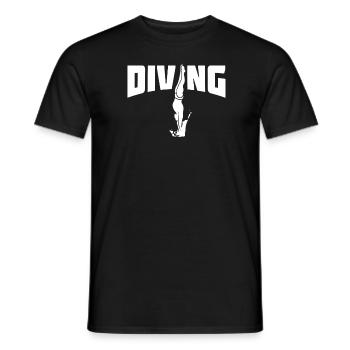 Turmspringen Turmspringer - Männer T-Shirt - Schwarz - Vorne - AI Model Male 178 light (178cm)
