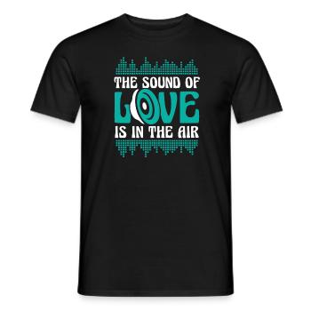 Ingénieur du son Ingénieur du son mari - T-shirt homme - noir - Devant - AI Model Male 178 light (178cm)