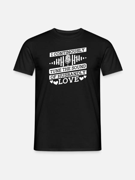 Tontechniker Toningenieur Tontechniker Ehemann - Männer T-Shirt - Schwarz