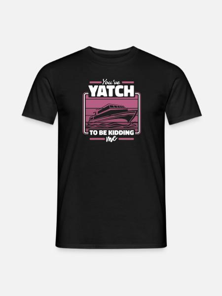 Sailing Sailboat - Men's T-Shirt - black