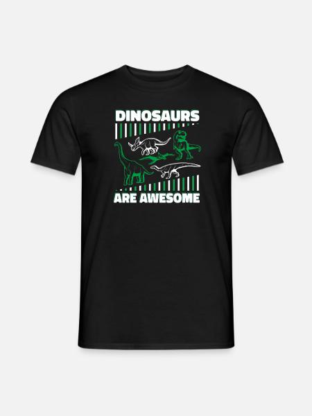 Dinosaur Adult dinosaur - Men's T-Shirt - black