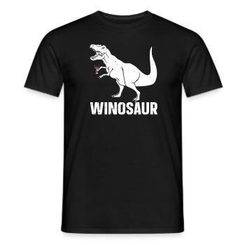 Dinosaure Dinosaure adulte - T-shirt homme - noir - Devant - AI Model Male 178 light (178cm)
