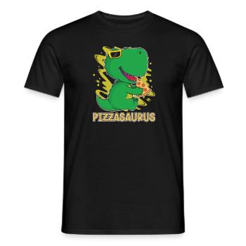 Dinosaur Adult dinosaur - Men's T-Shirt - black - Front - AI Model Male 178 light (178cm)