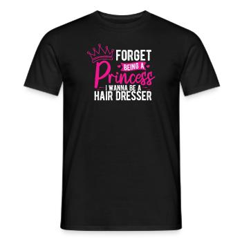 Friseur Hairstylist Friseur - Männer T-Shirt - Schwarz - Vorne - AI Model Male 178 light (178cm)