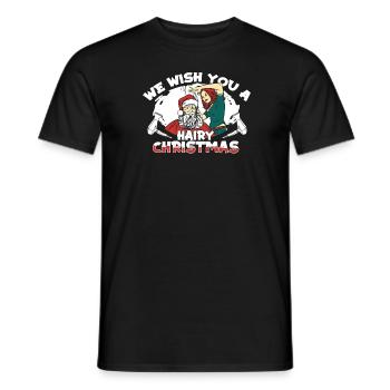 Coiffeur Coiffeur Coiffeur - T-shirt homme - noir - Devant - AI Model Male 178 light (178cm)