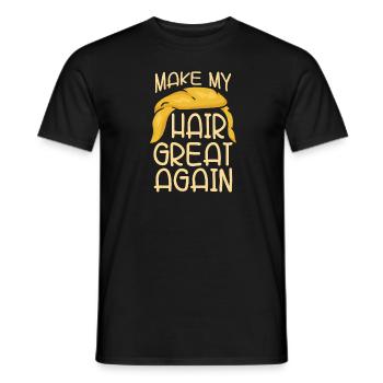 Friseur Hairstylist Friseur - Männer T-Shirt - Schwarz - Vorne - AI Model Male 178 light (178cm)